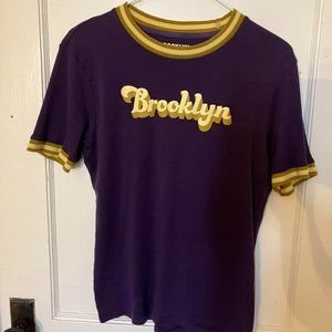 Brooklyn Industries Purple and Gold Shirt